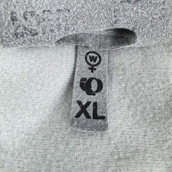 Pearl Izumi Women's Quilted Jacket Gray Cycling Full Zip Up Fleece Jacket XL - Picture 13 of 16